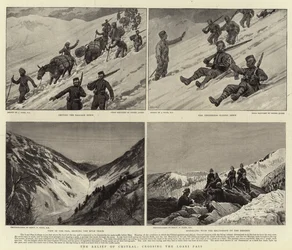 A Chitral-i dombormű, átkelés a Loari hágón